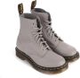 Dr. Martens Enkellaarzen met gele stiksels Gray Dames - Thumbnail 4