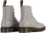 Dr. Martens Enkellaarzen met gele stiksels Gray Dames - Thumbnail 5