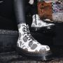 Dr Martens Jadon Polka Dot Smooth Leather Platform Boots - Thumbnail 7
