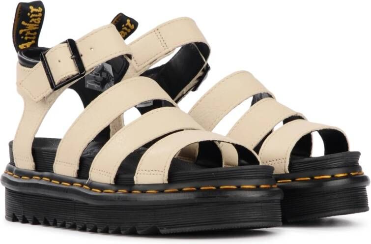 Dr. Martens Flat Sandals Beige Dames
