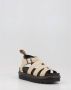Dr. Martens Beige Sandaal van Textuurleer met Verstelbare Enkelband Beige Dames - Thumbnail 15