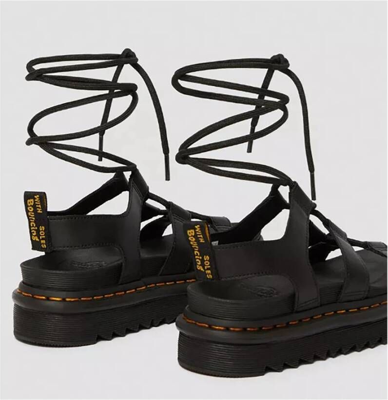 Dr. Martens Flat Sandals Black Dames