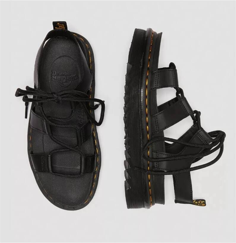 Dr. Martens Flat Sandals Black Dames