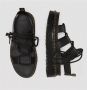 Dr. Martens Minimalistische leren sandalen met unieke veters en lichtgewicht EVA-zool Zwart Dames - Thumbnail 13