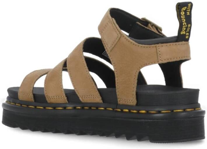 Dr. Martens Flat Sandals Brown Dames