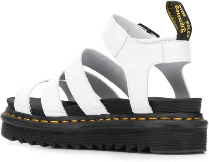 Dr. Martens Flat Sandals White Dames