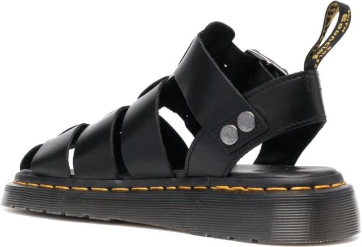 Dr. Martens Flat Sandals Zwart Dames