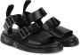 Dr Martens Gryphon sandals in brando leather with straps Dr. Martens Zwart Heren - Thumbnail 6