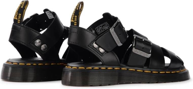 Dr. Martens Flat Sandals Zwart Dames