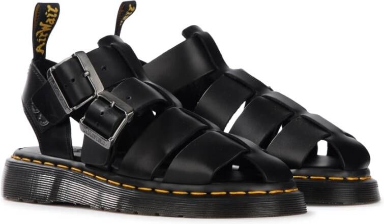 Dr. Martens Flat Sandals Zwart Dames