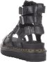 Dr. Martens Zwarte Leren Plateau Sandalen met Rits Zwart Heren - Thumbnail 12