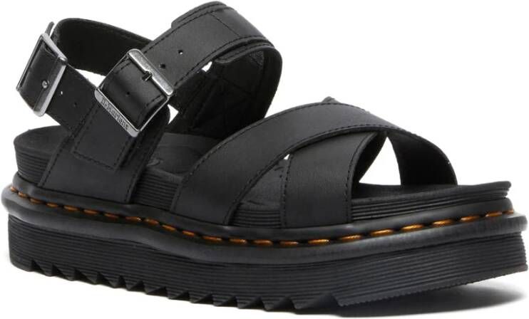 Dr. Martens Flat Sandals Zwart Dames