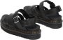 Dr martens Dr. Martens Voss II Zwart Leer Platte sandalen Dames - Thumbnail 11