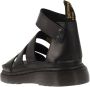 Dr. Martens Zwarte platte leren sandalen met verstelbare gespsluiting Black Dames - Thumbnail 5