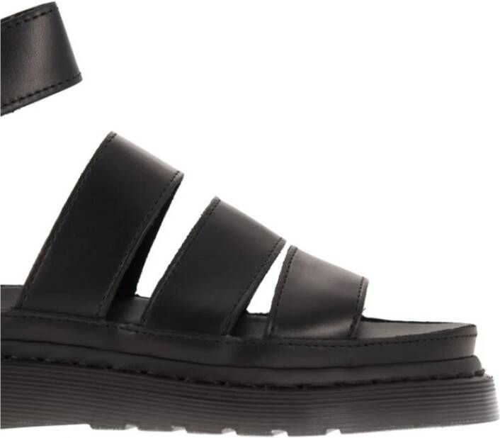 Dr. Martens Flat Sandals Zwart Dames