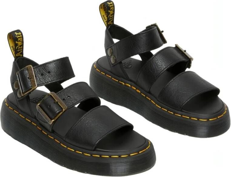 Dr. Martens Flat Sandals Zwart Dames