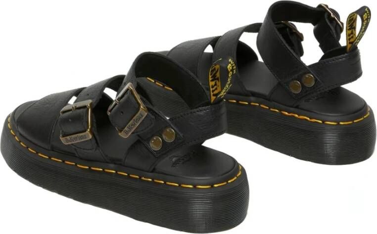 Dr. Martens Flat Sandals Zwart Dames