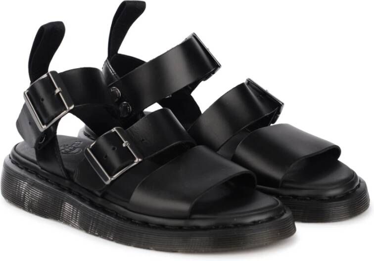 Dr. Martens Flat Sandals Zwart Dames