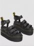 Dr. Martens Stijlvolle en comfortabele platte sandalen voor vrouwen Black Dames - Thumbnail 13