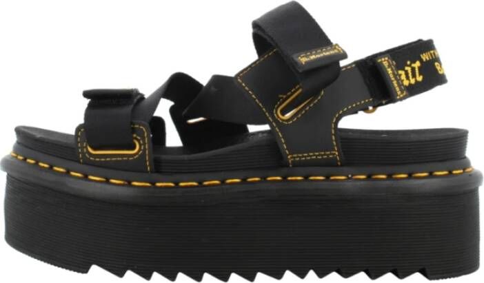 Dr. Martens Flat Sandals Zwart Dames