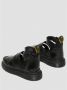 Dr. Martens Zwarte platte leren sandalen met verstelbare gespsluiting Black Dames - Thumbnail 15