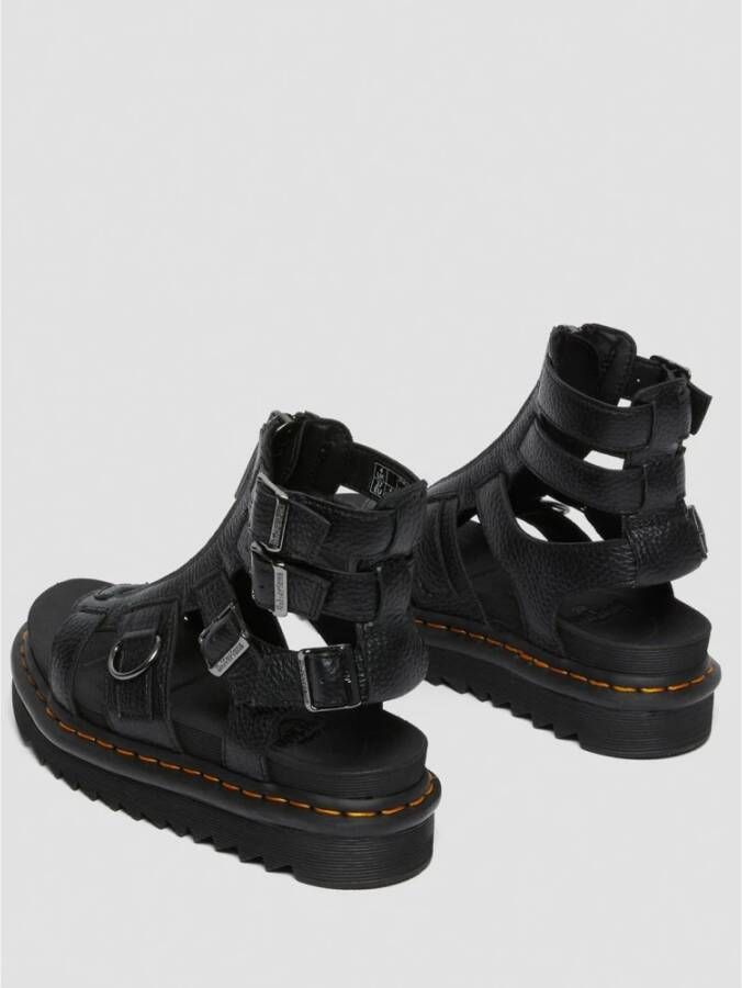 Dr. Martens Flat Sandals Zwart Dames