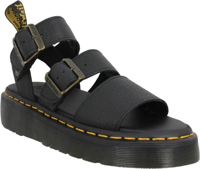 Dr. Martens Platte sandalen Zwart Dames