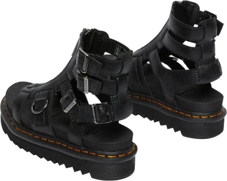 Dr. Martens Flat Sandals Zwart Dames