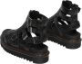 Dr. Martens Zwarte Leren Plateau Sandalen met Rits Black Dames - Thumbnail 7