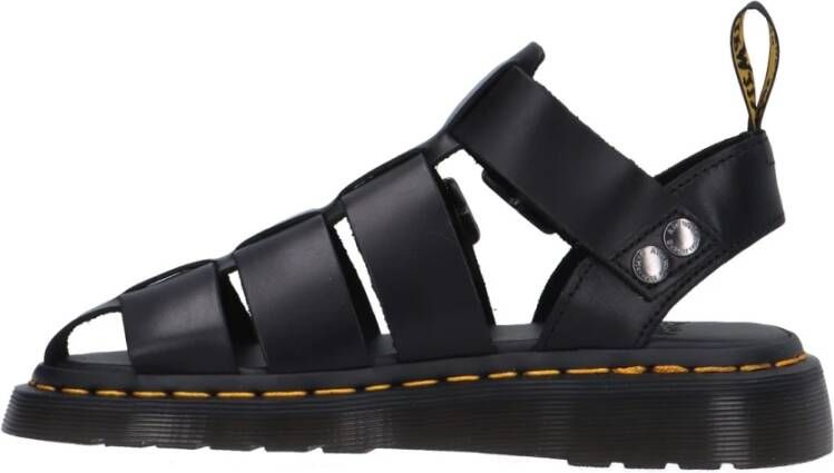 Dr. Martens Flat Sandals Zwart Dames