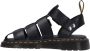 Dr. Martens Zwarte Leren Platte Sandalen Gryphon Brando Black Dames - Thumbnail 10