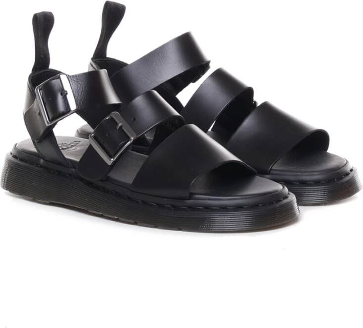 Dr. Martens Flat Sandals Zwart Heren