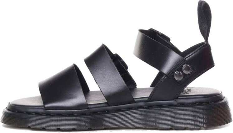 Dr. Martens Flat Sandals Zwart Heren