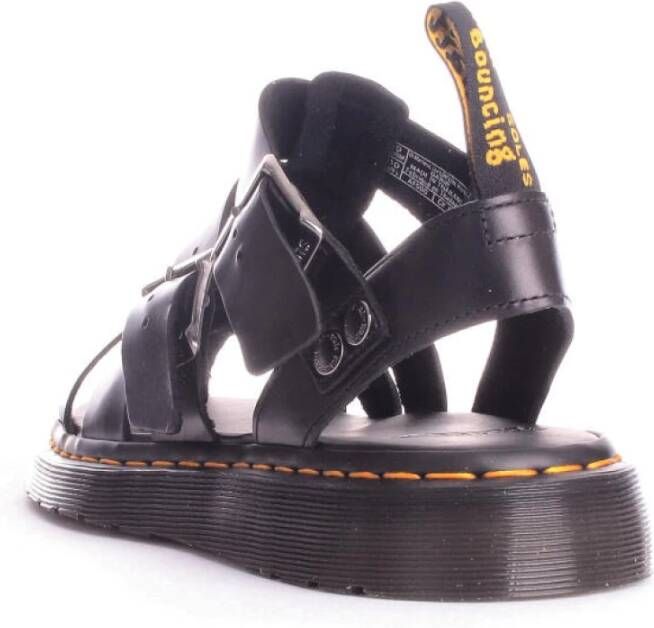 Dr. Martens Flat Sandals Zwart Unisex