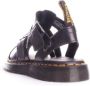 Dr. Martens Zwarte Leren Platte Sandalen Gryphon Brando Black - Thumbnail 15