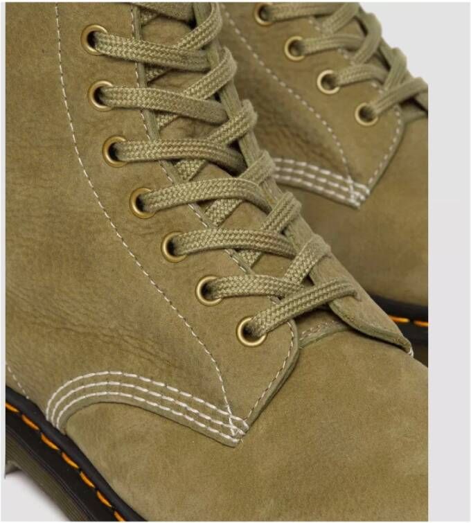 Dr. Martens Gedempte olijf klassieke 1460 laarzen