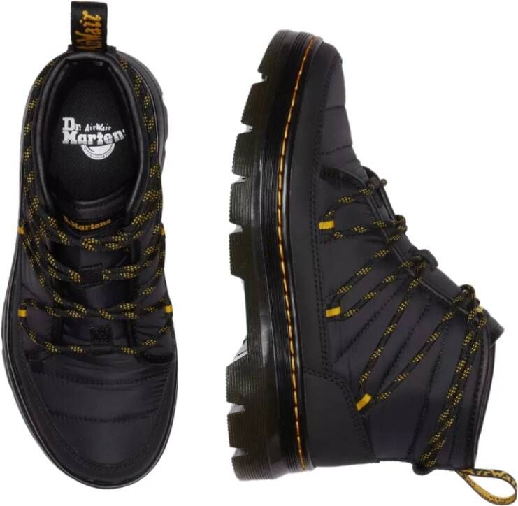 Dr. Martens Gewatteerde Gevoerde Laarzen Zwart Leer Black Dames