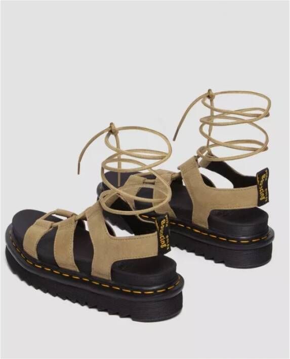 Dr. Martens Gladiator Leren Sandalen Brown Dames