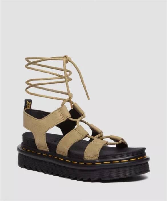 Dr. Martens Gladiator Leren Sandalen Brown Dames