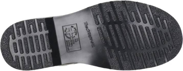 Dr. Martens Grijze leren Chelsea boots met elastische banden