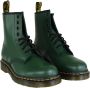 Dr. Martens Originele 1460 Laarzen in Groen Smooth Green Dames - Thumbnail 3