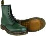 Dr. Martens Originele 1460 Laarzen in Groen Smooth Green Dames - Thumbnail 4