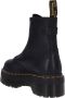 Dr. Martens Zwarte Plateauboots met Rits Gratis Verzending Black Dames - Thumbnail 9