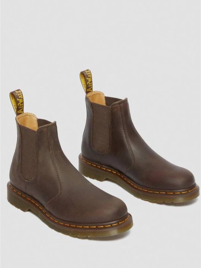 Dr. Martens Klassieke Chelsea-laarzen voor mannen en vrouwen Bruin Heren