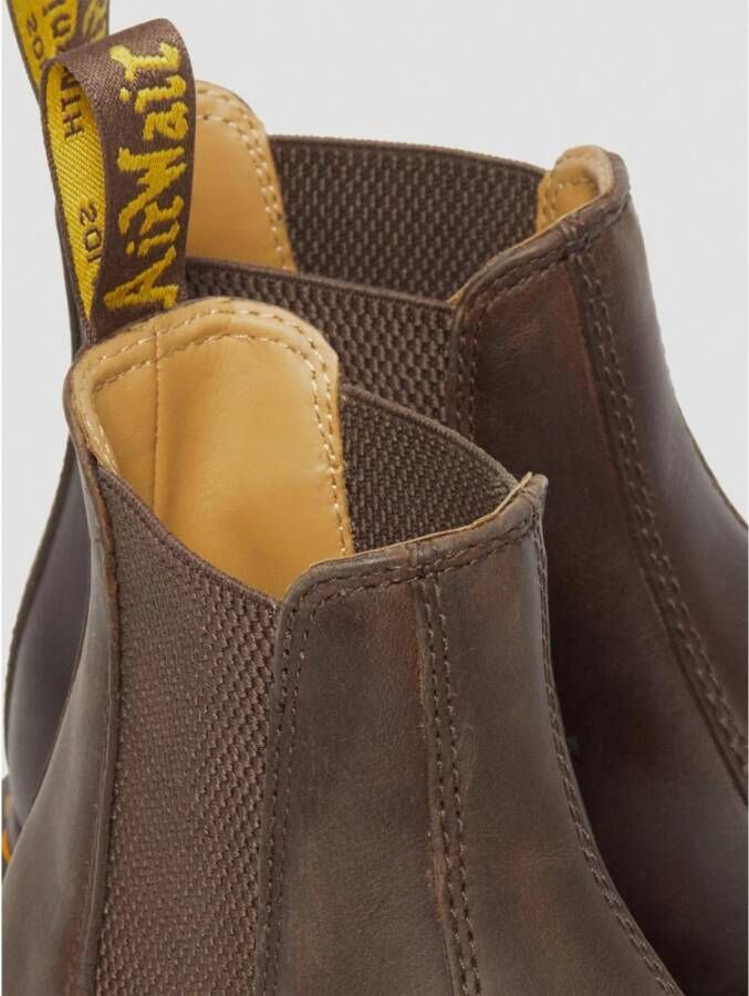 Dr. Martens Klassieke Chelsea-laarzen voor mannen en vrouwen Bruin Heren