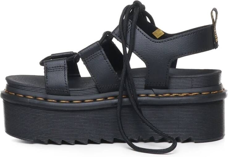 Dr. Martens Klassieke Leren Sandalen Black Dames