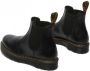 Dr. Martens Zwarte Leren Laarzen met Elastische Inzetstukken Black - Thumbnail 15