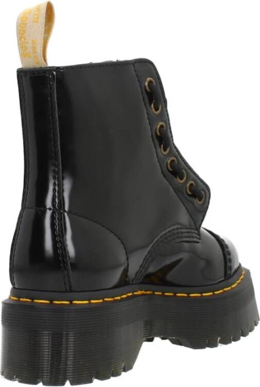 Dr. Martens Vegan Sinclair Platform Boots Black Dames