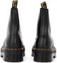 Dr. Martens Zwarte Leren Platformlaars met Decoratieve Stiksels Black Dames - Thumbnail 9