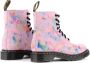 Dr Martens 1460 Pascal Rainbow combat boot Dr. Martens Roze Dames - Thumbnail 2